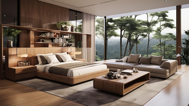 Modern Bedroom Beautiful 3D Design