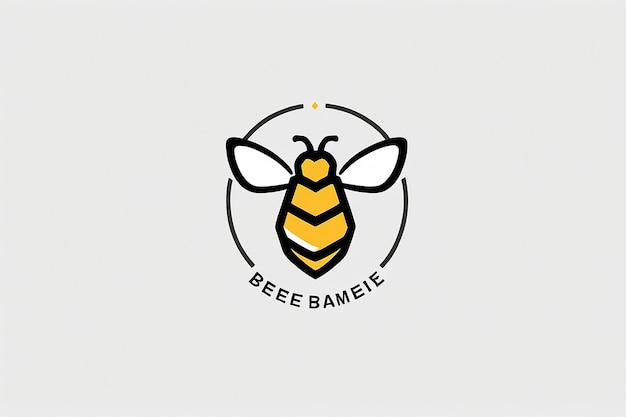 Modern Bee Logo Template