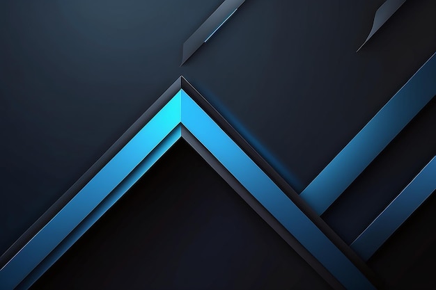 Modern black blue abstract background Minimal Color gradient Dark Web banner