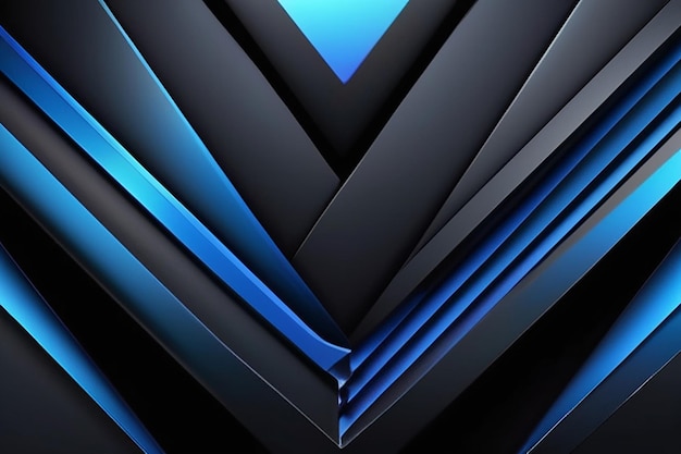 Modern black blue abstract background Minimal Color gradient Dark Web banner