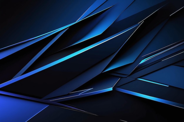 Modern black blue abstract background Minimal Color gradient Dark Web banner