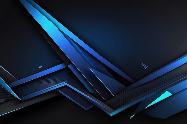 Modern black blue abstract background Minimal Color gradient Dark Web banner