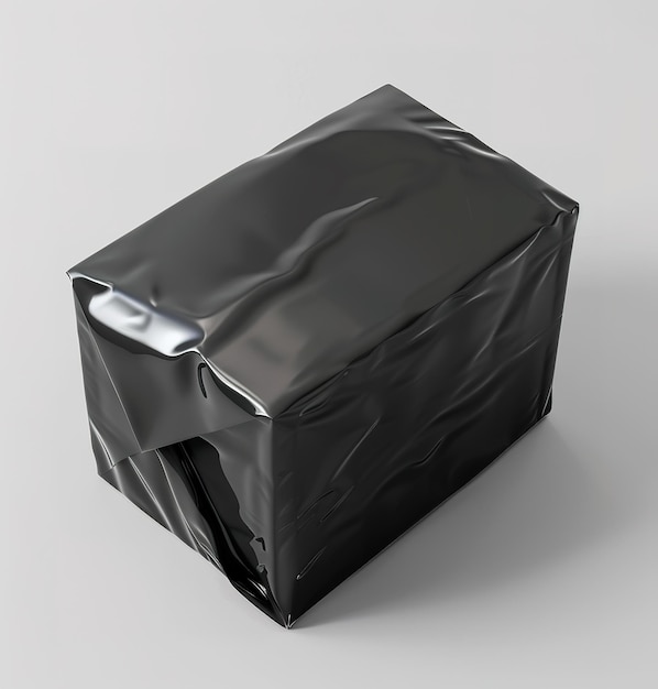 A modern black tank isolated on a light gray background ideal for use in a variety of commercial and domestic settings