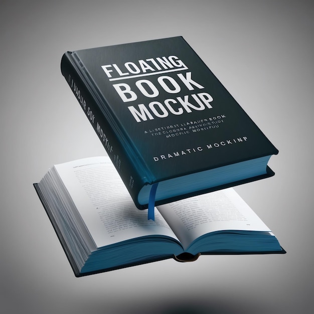 Photo modern book mockup for stunning visuals