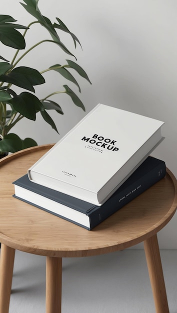 Photo modern book mockup for stunning visuals