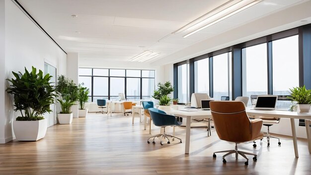 Modern bright office space