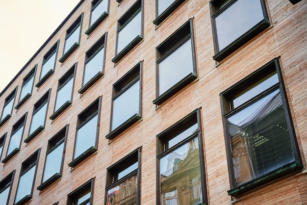 Modern building with windows