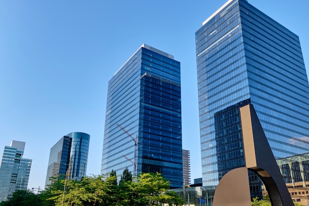 Modern buildings in Brussels, Belgium