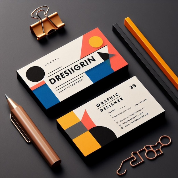 Modern business card design