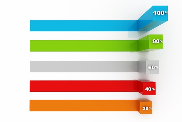 Photo modern business steps to success charts and graphs options banner 