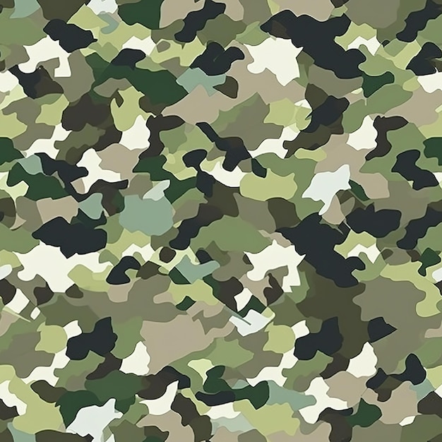 Modern camouflage seamless pattern