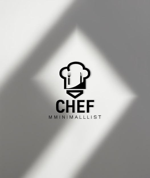 Photo modern chef logo design