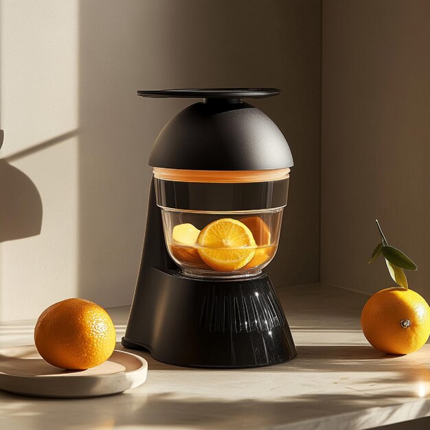 Photo modern citrus juicer with a sleek design