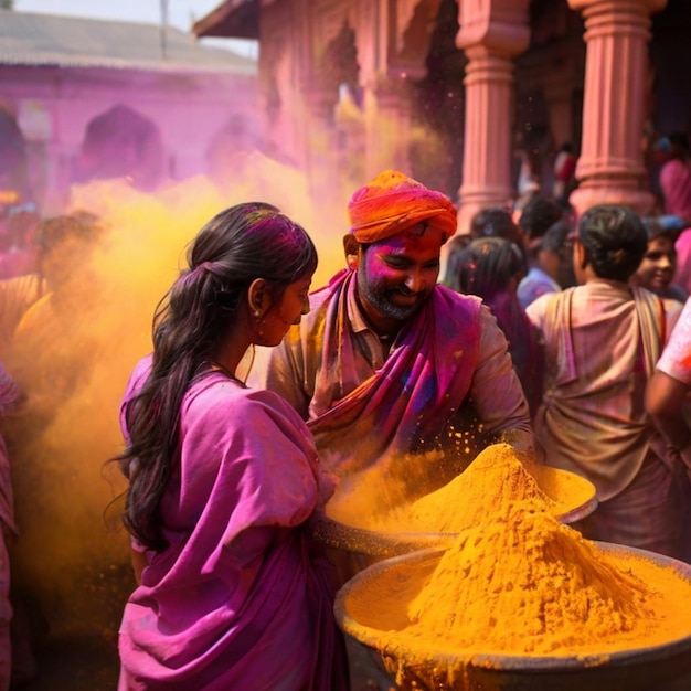 Modern and clean happy holi day