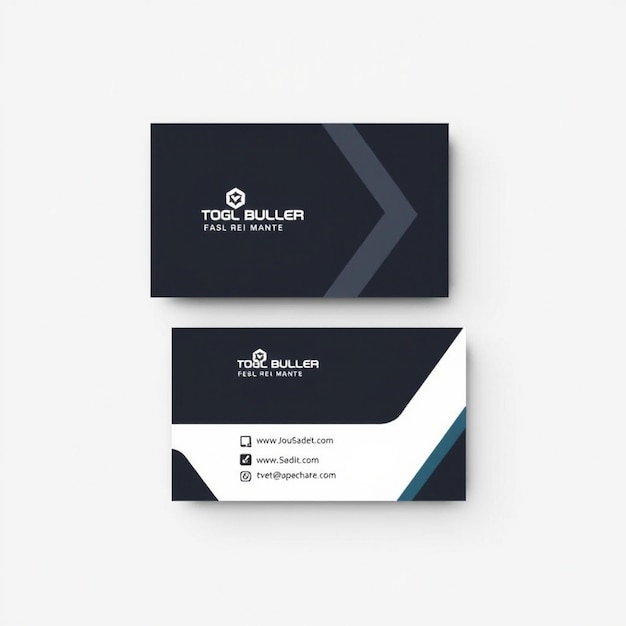 Modern and clean professional business card template