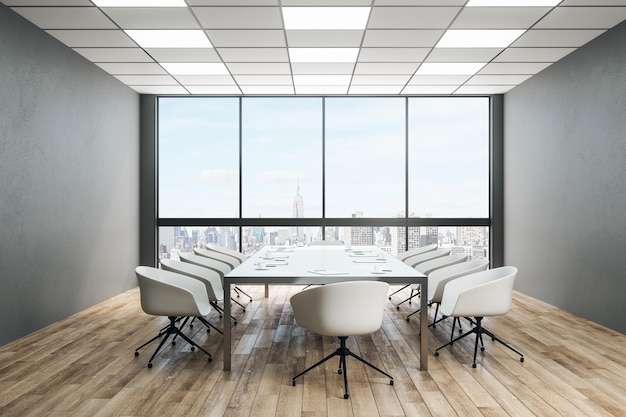 Modern conference room interior