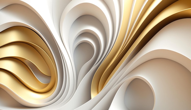 Modern and Creative 3D Abstraction Wallpaper generative Ai