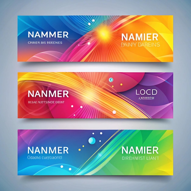 Modern Creative Banner Template Design