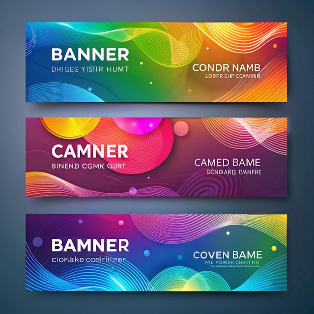 Modern Creative Banner Template Design