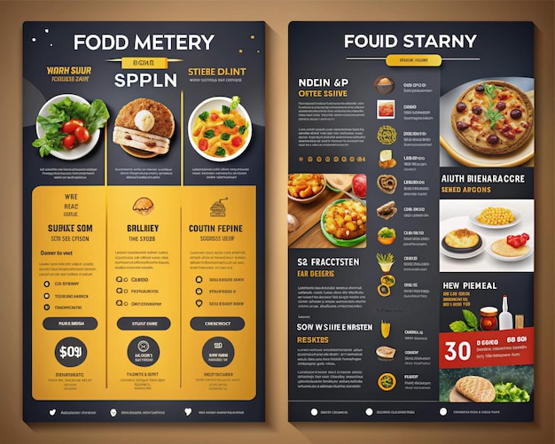 Modern creative delicious burger restaurant promotional social media banner and poster template