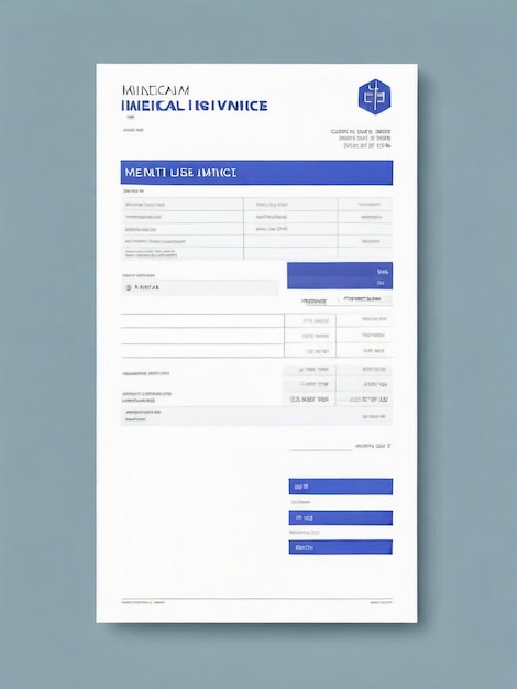 Photo modern and creative invoice design template