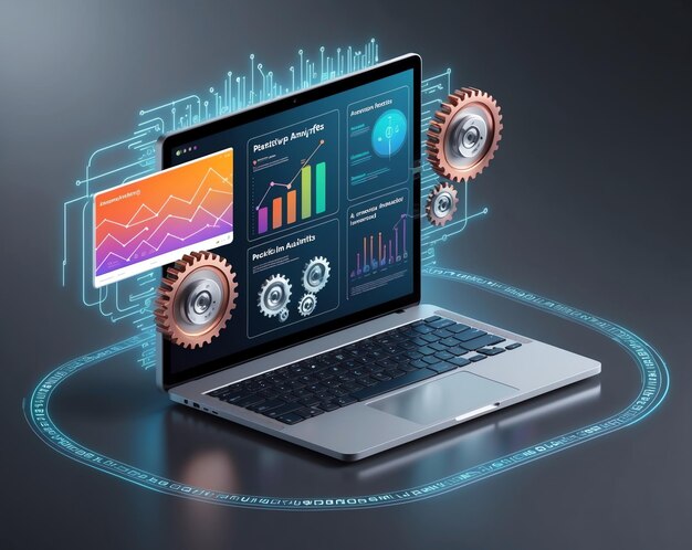 Photo modern crm dashboard interface