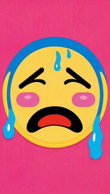 Photo modern crying emoji images for trendy visuals