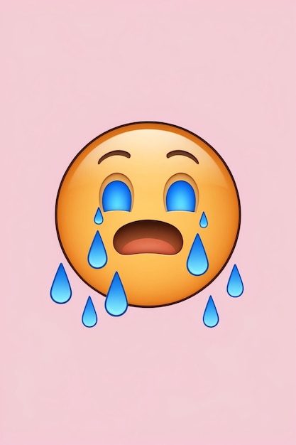 Photo modern crying emoji images for trendy visuals