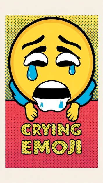 Photo modern crying emoji images for trendy visuals