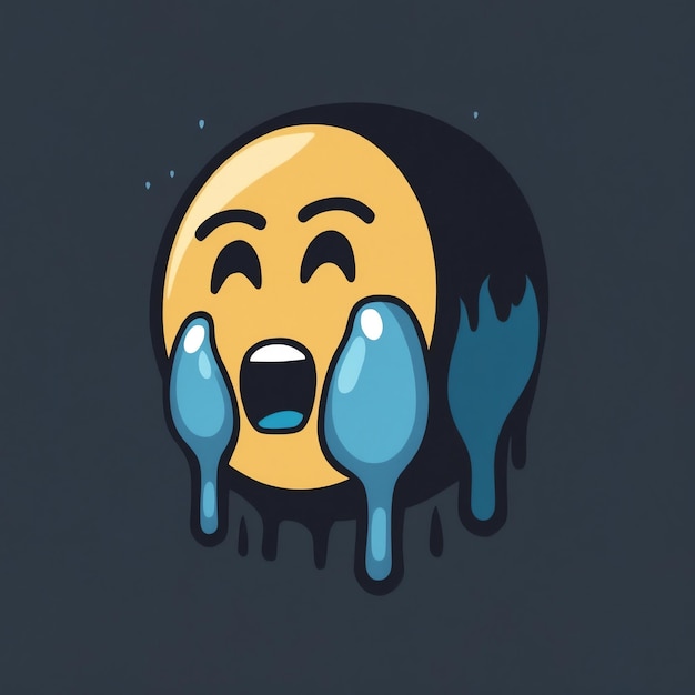 Photo modern crying emoji images for trendy visuals