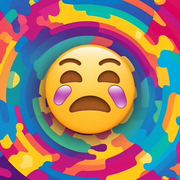 Photo modern crying emoji images for trendy visuals