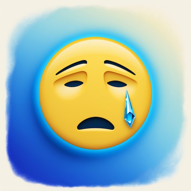 Photo modern crying emoji images for trendy visuals