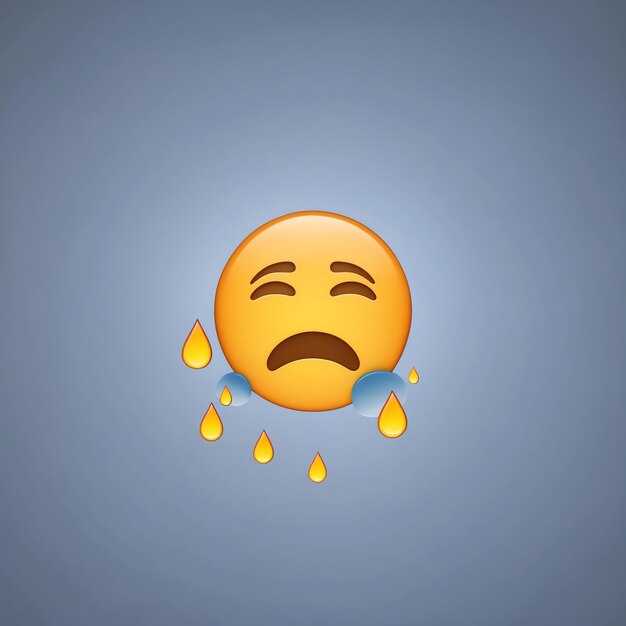 Photo modern crying emoji images for trendy visuals