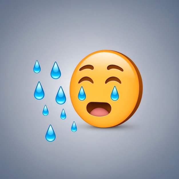 Photo modern crying emoji images for trendy visuals