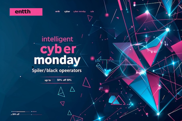 Photo modern cyber splash sale banner