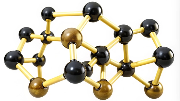 modern digital molecule structure