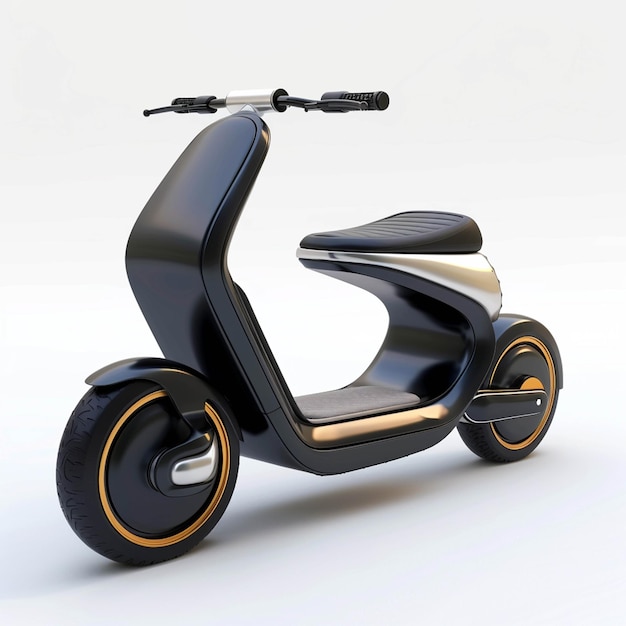 A modern electric scooter