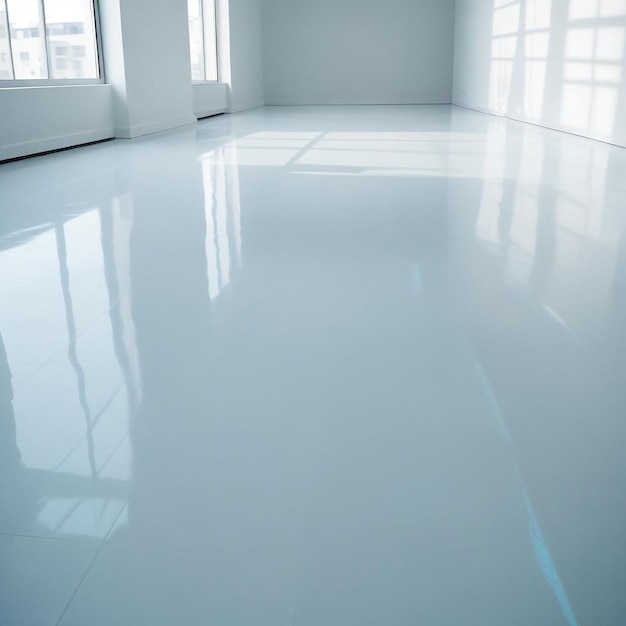 Photo modern elegance innovative epoxy floor design for contemporary spaces