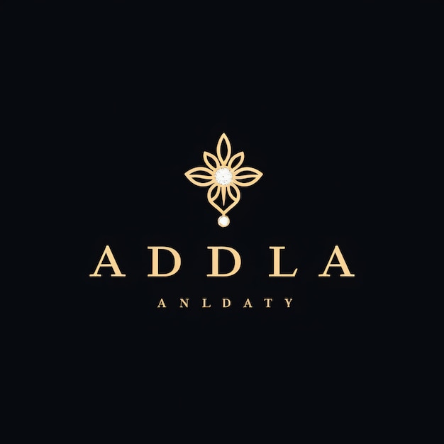 Photo a modern elegant logo for a highend jewelry brand