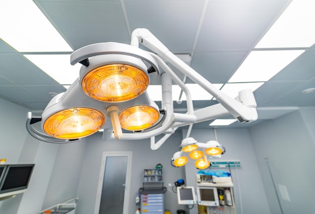 Modern emergency medical light Surgery professional light in hospital room