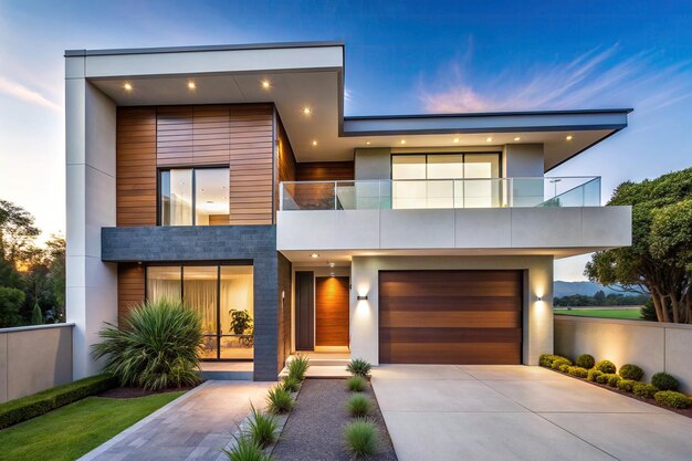 A modern exterior house