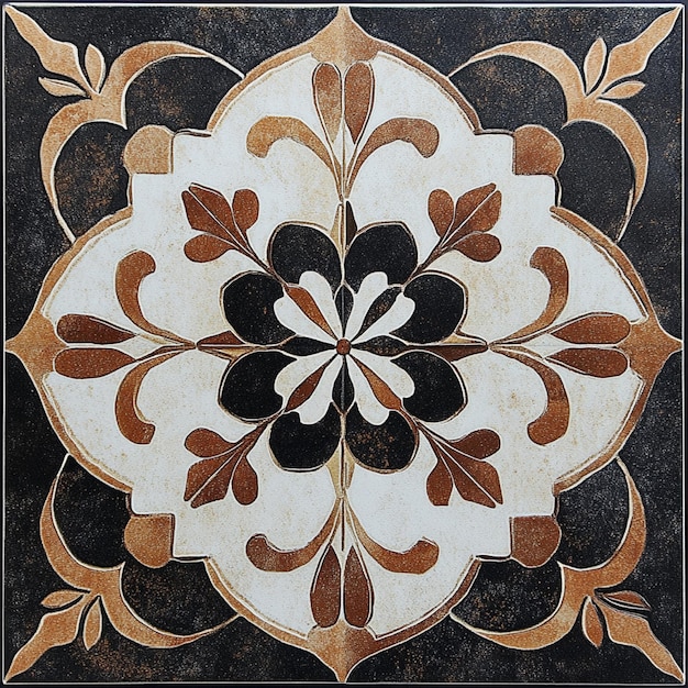 Photo modern floor ceramic motif