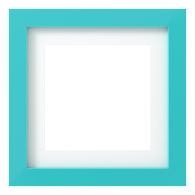 Modern frame 3D square shape frame 3D decoration