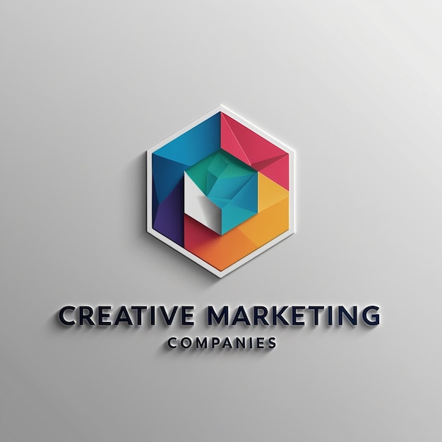 Photo a modern geometric logo for large companies