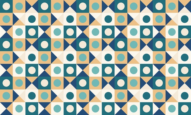 Modern Geometry Seamless Pattern Wallpaper Background