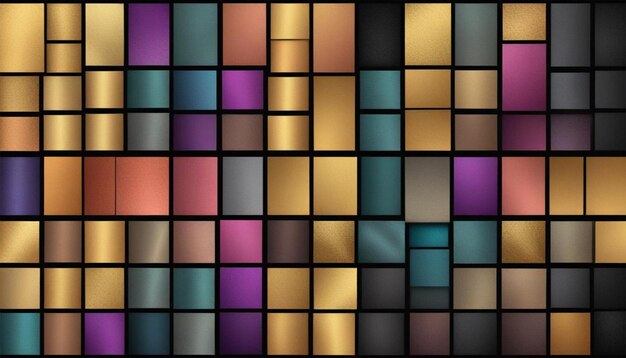 Modern Gold Bar Gradient Pattern on Black Background