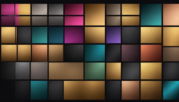 Modern Gold Bar Gradient Pattern on Black Background