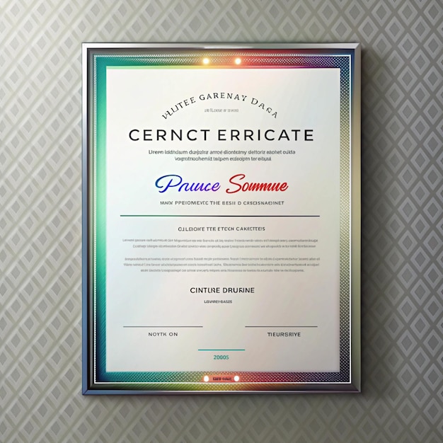 Modern Gradient Certificate Templates Best Performance Vector Graphics And Clipart Designs Modern c