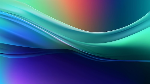 Modern gradient waves blend background great design for any purposes Vibrant style template Multicolor color background Futuristic dynamic motion technology Creative design