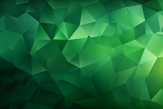 Modern green polygon design business background